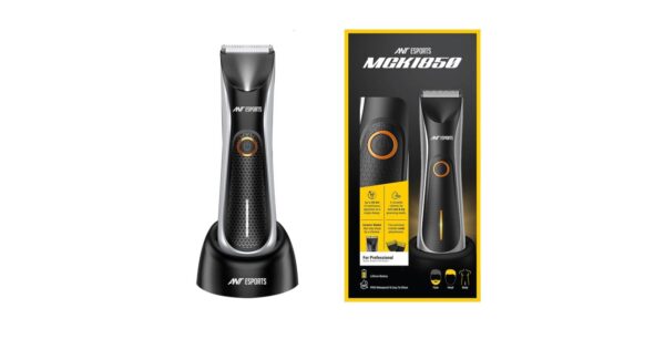 Ant Esports MGK1850 All In One Body Groomer (Waterproof, Ceramic Blades, LED Display, 2 Speed Settings, LED Torch, Dock, Skin Protective Comb)