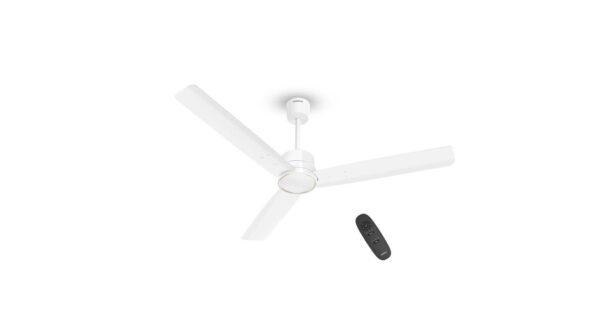 Havells Ambrose Slim 1200mm BLDC Ceiling Fan | Premium Decorative Fan (Elegant White) | Remote Control | High Air Delivery | 5 Star Rated | 60% Energy Saving | 2+1* Year Warranty