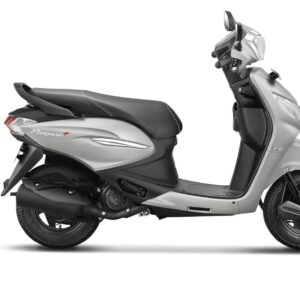 Hero PLEASURE+ VX Scooter (Matt Vernier Grey) - 110.9cc Air-Cooled Engine / 8 BHP Power / Comfortable Suspension / Reliable Braking System / Ex-Showroom Price Booking