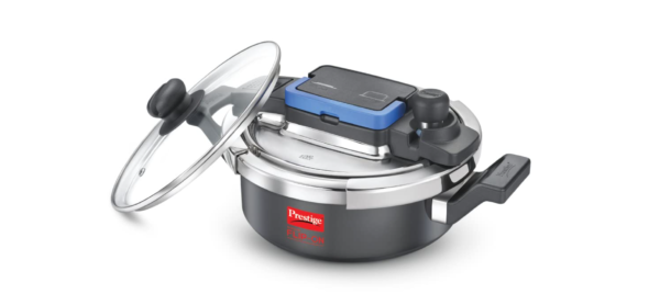 Prestige 3L Svachh FLIP-ON Hard Anodised Pressure Cooker