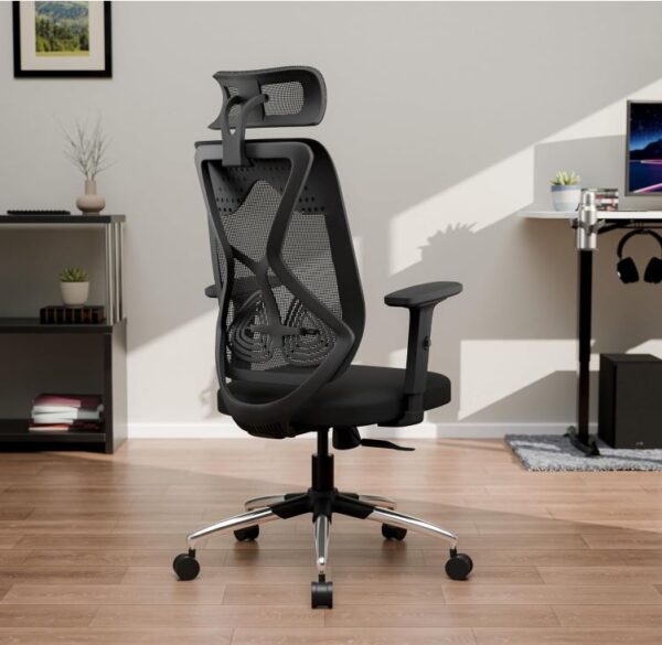 Green Soul Zodiac Lite Office Chair | Ergonomic Design | 1D Adjustable Armrests | Synchro Tilt Lock | Adjustable Lumbar Support | Mesh Fabric | Black