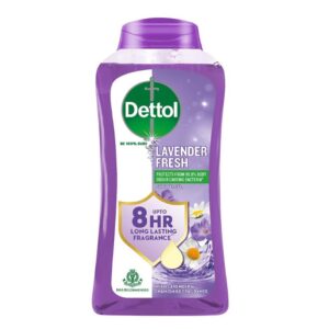 Dettol Lavender Fresh Body Wash And Shower Gel (250ml) | For Women And Men | 8-Hour Long-Lasting Fragrance | 99.9% Odour-Causing Bacteria Removal | pH-Balanced Formula