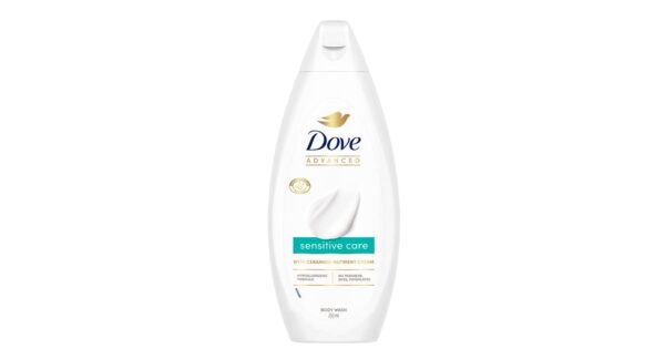 Dove Advanced Sensitive Care Bodywash | Ceramide Nutrient Cream | 250 ml Hypoallergenic Bodywash (Strengthens Skin Barrier, 100% Skin Natural Ingredients)