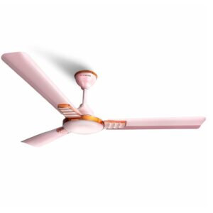 LONGWAY Wave P1 48" Ultra High Speed Ceiling Fan (Rusty Pink) - Energy Efficient, Anti-Dust, 3 Blade Decorative Fan with 5 Speed Settings