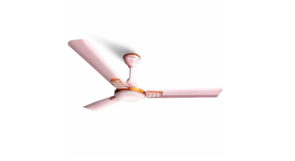 LONGWAY Wave P1 48" Ultra High Speed Ceiling Fan (Rusty Pink) - Energy Efficient, Anti-Dust, 3 Blade Decorative Fan with 5 Speed Settings