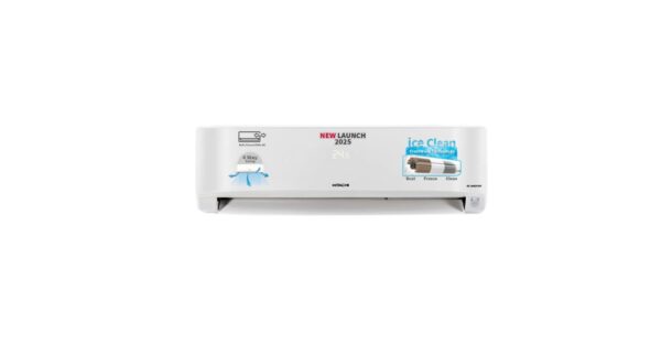 Hitachi 1.5 Ton 5 Star Inverter Split AC (100% Copper, 4-Way Swing, Ice Clean, Xpandable+) (RAS.G518PCCIBT, White)