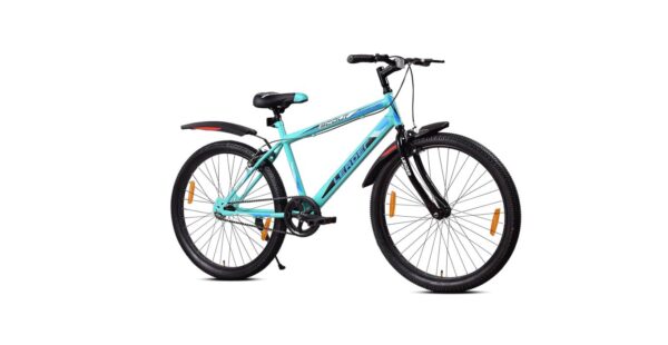 Leader Scout MTB 26T Mountain Bicycle/Bike Without Gear Single Speed for Men - Sea Green (Ideal for 10+ Years; Frame Size: 18 Inches)