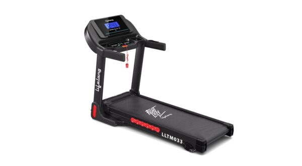 FitPro 4 HP Manual Incline Motorized Treadmill for Home (Foldable) | 12 Preset Workouts | Max Speed 14km/hr | Bluetooth Speaker | Max User Weight 100Kg | Model: LLTM033