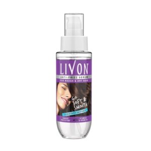 Livon Serum for Rough & Dry Hair, 100 ml; Moroccan Argan Oil; 24-Hour Smoothness; Frizz Control; Volume Management