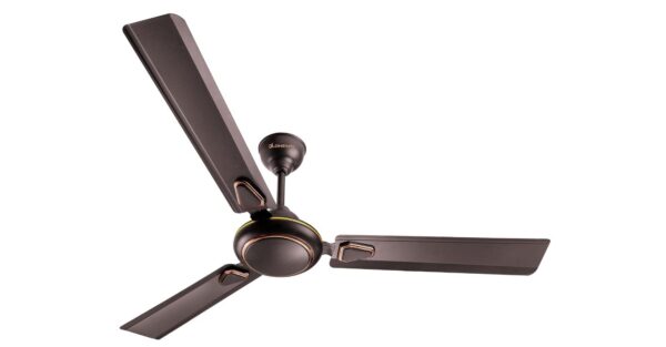LONGWAY Kiger P1 48" Ultra High Speed Ceiling Fan (Smoked Brown) / 3 Blade Anti-Dust Design / Decorative Star Rated / 1200mm / Energy Efficient