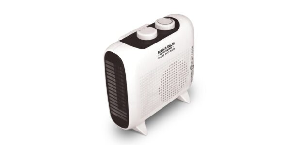 Maharaja Whiteline Flare Evo Neo 2000W Room Heater (Multi-Heat Setting, Variable Thermostat) / Shock-Proof Body / Heat Dissipation Blower / Portable / 1 Year Warranty