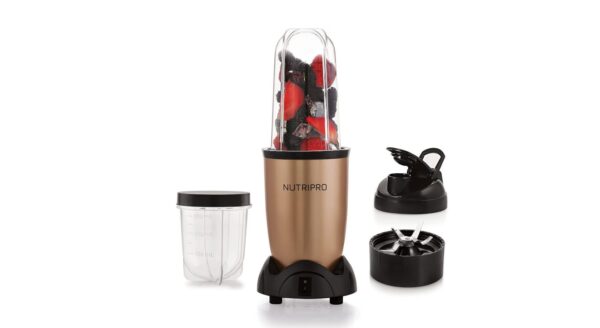 Copper Juicer Mixer Grinder - Smoothie Maker (500 Watts) / 2 Jars (Gold) / 2 Year Warranty / Sipper Jar Included