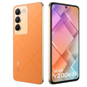 Vivo Y200e 5G (Saffron Delight, 8GB RAM, 128GB Storage) | 50MP Dual Rear Camera | 6.67" FHD+ AMOLED Display | 5000mAh Battery | 44W Fast Charging | No Cost EMI/Additional Exchange Offers