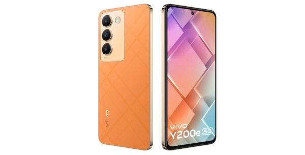 Vivo Y200e 5G (Saffron Delight, 8GB RAM, 128GB Storage) | 50MP Dual Rear Camera | 6.67" FHD+ AMOLED Display | 5000mAh Battery | 44W Fast Charging | No Cost EMI/Additional Exchange Offers
