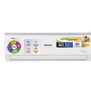 Voltas 1 Ton 3 Star Inverter Split AC (Copper, 4-in-1 Adjustable Mode, Anti-dust Filter, 123V Vectra CAE, White)