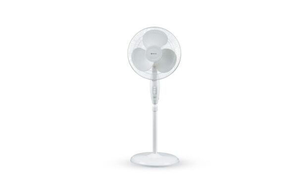 Bajaj Esteem 400 MM Oscillating Pedestal Fan For Home | Stand Fan With Tilt Mechanism | Voltage Protection | 100% Copper Motor | High Air Delivery | 3-Speed Control | 2 Yrs Warranty (White)