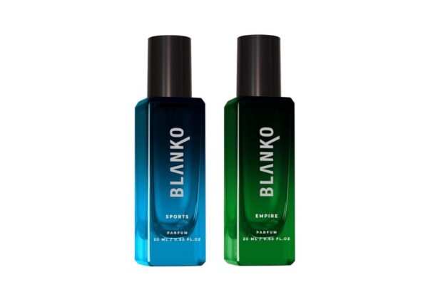 BLANKO Active Ambition TLT Parfum Set | 2x20ml Long-Lasting Men's Fragrance | Time Lock Technology | Luxury Gift for Men (Father, Husband, Brother)