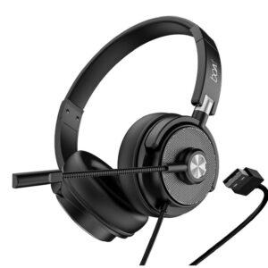 boAt Bassheads 900 Pro Wired Headphones - 40mm Drivers, Lightweight, Foldable (Black) / Over-Ear Design / Remote Control / Retractable Mic / Adjustable Headband / USB-A Compatible