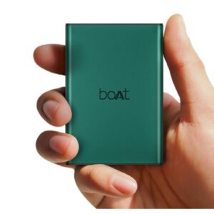 BoAt Energyshroom PB300 Pro 10000mAh Power Bank | Compact & Fast Charging (22.5W) | Type-C Input/Output | Pass-Through Charging | 12-Layer Protection | Aluminum Body (Emerald Green)