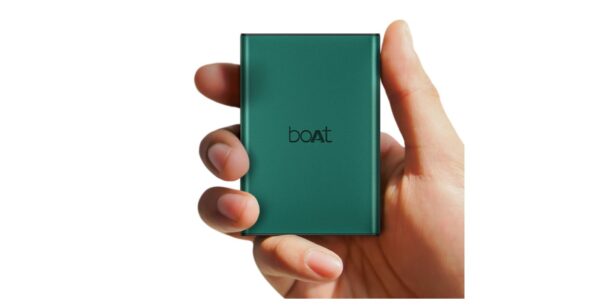 BoAt Energyshroom PB300 Pro 10000mAh Power Bank | Compact & Fast Charging (22.5W) | Type-C Input/Output | Pass-Through Charging | 12-Layer Protection | Aluminum Body (Emerald Green)