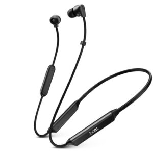 BoAt Rockerz 150 Pro Bluetooth Neckband Earphones - 150hrs Playback / Dual EQ Modes / Crystal Bionic Sound / AI-ENx Tech / Dual Pairing / Beast Mode / ASAP Charge (Black)