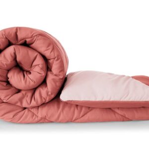 BSB HOME Microfibre All-Season Double Bed Comforter (220 GSM, Candy Pink) / Reversible Blanket / Quilt / Dohar / Rajaai / Duvet / For AC & Summer Use