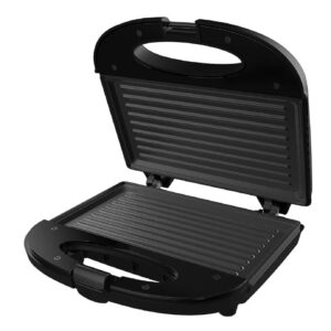 Crompton Instaserve Grill 800 Watts Sandwichmaker (Black) / Powerful Heating Element / Non-Stick Coating / Cool Touch Handle / Compact Size