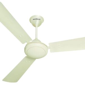 Havells 1200 mm FAN SS390 ES BIANCO / Energy Efficient Ceiling Fan / Metallic Finish / Wider Tip Blades / Double Ball Bearing / 100% Pure Copper