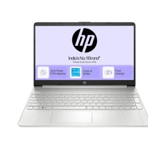 HP 15s 12th Gen Intel Core i3 Laptop (15.6" FHD, 8GB RAM, 256GB SSD) - Silver