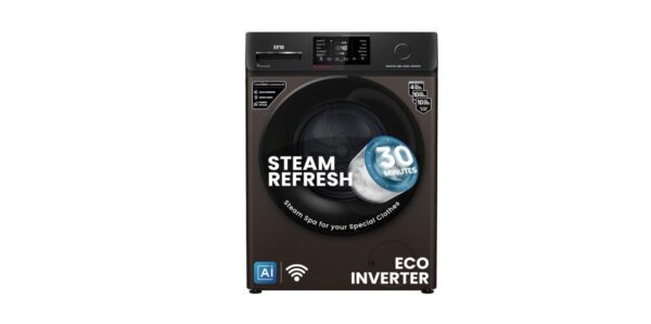 IFB 8 Kg Fully Automatic Front Load Washing Machine (Senator MBN 8012) / 5 Star Energy Rating / AI-Powered / WiFi-Enabled / 9 Swirl Wash / Steam Refresh Program / Eco Inverter / Mocha Color