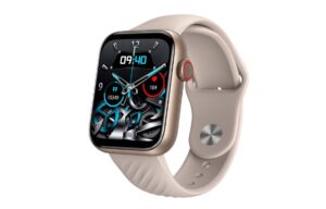 itel ICON-2 Smartwatch | 1.83" HD Display (550 nits) | BT Calling | Functional Crown | IP68 | 150+ Watch Faces | 24Hr Health Monitor | Voice Assistant (Rose Gold)