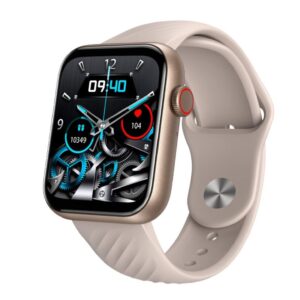itel ICON-2 Smartwatch | 1.83" HD Display (550 nits) | BT Calling | Functional Crown | IP68 | 150+ Watch Faces | 24Hr Health Monitor | Voice Assistant (Rose Gold)