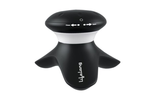 Lifelong Head & Body Mini Massager - Portable Stress Relief Device / Rechargeable Vibration Machine for Body Pain / Compact Relaxation Tool for Men & Women (LLM774, Black)