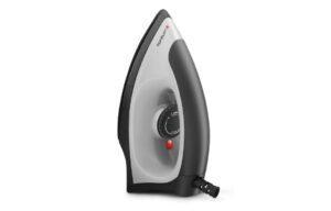 Longway Kwid Light Weight Non-Stick Teflon Coated Dry Iron "Electric Iron for Clothes" (1100 Watt, Black) "6 Heat Settings" "Auto Cut-off" "Shockproof Handle"