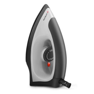 Longway Kwid Light Weight Non-Stick Teflon Coated Dry Iron "Electric Iron for Clothes" (1100 Watt, Black) "6 Heat Settings" "Auto Cut-off" "Shockproof Handle"
