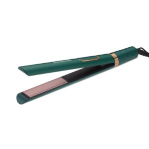 Morphy Richards KeraFlow HS3500 Keratin Premium Hair Straightener | Floating Ceramic Plates | 5 Temperature Settings | Storage Pouch Included | 2-Year Warranty | Metallic Green & Gold | Ideal Gift