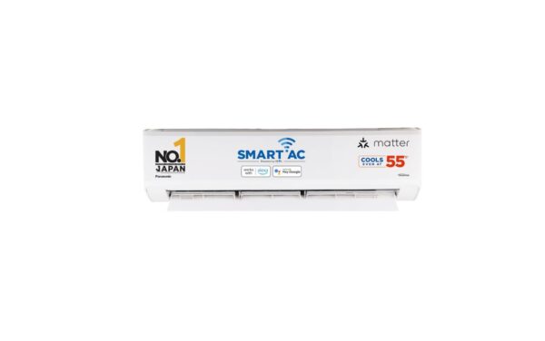 Panasonic 1.5 Ton 5 Star Wi-Fi Inverter Smart Split AC (Matter Enabled, Copper Condenser, 7-in-1 Convertible, True AI, PM 0.1 Filter, White)