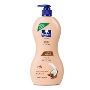 Parachute Advansed Cocoa Repair Body Lotion (600ml) / Intense Moisture for Very Dry Skin / 72-Hour Hydration / With Coconut Milk & Cocoa / Natural Moisturizers / Non-Sticky Formula