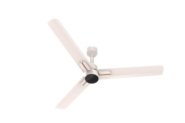 Polycab Wizzy Neo 1200mm 5-Star BLDC Ceiling Fan (Beige Rosegold) / Remote Controlled / 55% Energy Saving / 100% Copper / High Air Delivery / Reversible & Timer / 3+1 Year Warranty