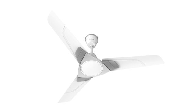 Polycab Aereo Plus 1200mm Ceiling Fan (Pearl White Cloud Grey Silver) | High Speed & Air Delivery | 52W | 1 Star BEE Rated | 3-Year Warranty