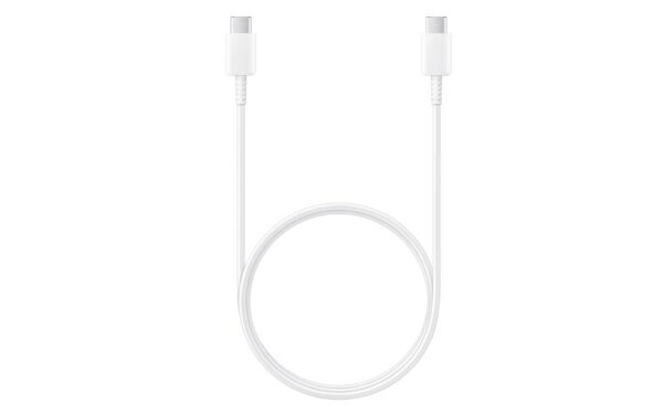 Samsung Original Type C to C Cable - 3.28 Feet (1 Meter) / White / High Speed Data & Charging / USB 2.0 Compatible