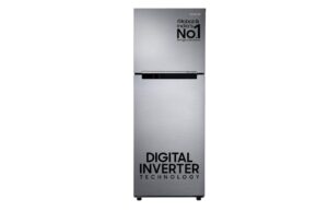 Samsung 236 L Frost Free Double Door Refrigerator (RT28C3053S8/HL, Silver, Elegant Inox) | 3 Star Energy Rating | Digital Inverter | Auto Defrost | Suitable for 2-3 Family Members