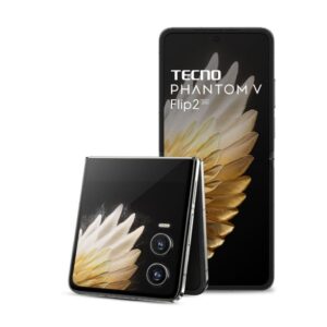 TECNO Phantom V Flip 2 (Moondust Grey, 8GB+256GB) | Strongest Flip Ever | 4720mAh Battery with 70W Charger | Advanced AI Features | 50MP OIS+50MP Camera | 6.9" 120Hz AMOLED Main & 3.64" AMOLED Cover Screen