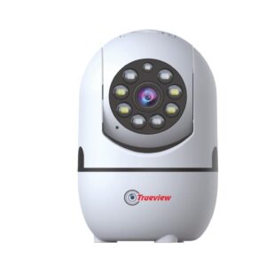 Trueview 2MP Smart CCTV Wi-Fi Home Security Camera (Pan Tilt 360° View, 2-Way Talk, Cloud Monitor, Motion Detect, SD Card Support Up To 256GB, Night Vision)