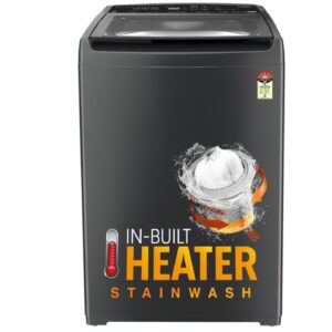 Whirlpool 7.5 Kg 5 Star StainWash Royal Plus Fully Automatic Top Load Washing Machine (SW ROYAL PLUS 7.5 (H) GREY 10YMW) / In-Built Heater / 5 Star Energy Rating / Stainless Steel Drum