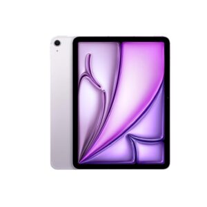 Apple iPad Air 11" (M2): Liquid Retina Display, 256GB, Landscape 12MP Front/Back Cameras, Wi-Fi 6E + 5G Cellular, Touch ID, All-Day Battery — Purple