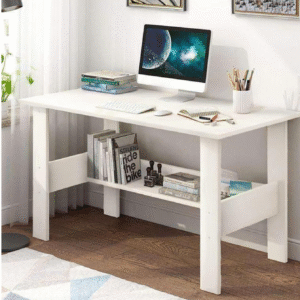 Lukzer Engineered Wood Computer Desk