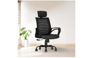 CELLBELL C104 Ergonomic Mesh Office Chair - 3 Inch Height Adjustment | Black