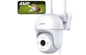 4MP WiFi Security Camera - 360° Coverage & Color Night Vision | ieGeek