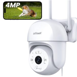 4MP WiFi Security Camera - 360° Coverage & Color Night Vision | ieGeek